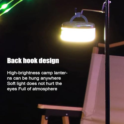 LED Camping Light – Portable Lamp, String Lighting | Ultra-Long Battery Life, Hanging Atmosphere Illumination for Tent Hiking Fishing Outdoor Travel Adventure Gear - size: 8 meters warm light