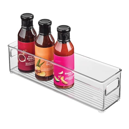 InterDesign Refrigerator and Freezer Storage Container – Deep Organizer Bin for Kitchen, Clear | Deep Organizer Bin, For Kitchen - style: Pack of 1