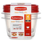 Rubbermaid Easy Find Lids Food Storage Containers, 2 Cup, Racer Red, 4-Piece Set - style: 2.0C/473ml 2 Pack