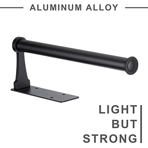 Honmein Paper Towel Holder, Aluminum Alloy Paper Towel Holders, Stylish Wall Mount and Under Cabinet Paper Towel Holders for Easy Access (Black) - color: Black-aluminum