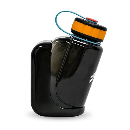 OllyDog OllyBottle Tritan Water Bottle with Detachable Dog Bowl | BPA Free Leakproof | 20oz | Share Water with Your Dog | Hiking Travel Camping (600ML, Chromatic) - color: Chromatic, size: 600ML