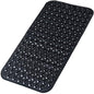Bathtub and Shower Mats, 28 x 15 Inch Non-Slip Bath Mat, Machine Washable Bath Tub Mat with Suction Cups & Drain Holes for Bathroom, Beige - color: Black, size: 28" x 15" (Rectangular)
