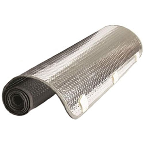 Camco Reflective RV Window Cover | Features a Single Bubble Foil Laminate Insulation, Collapses for Convenient Storage, and Measures 62-Inches (L) x 26-Inches (W) (45163) - size: 62 Inch x 26 Inch