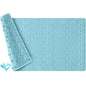 Non Slip Bathtub Mat for Bath Tub Shower - Natural Rubber Mat with 241 Suction Cups - Soft Bathroom Safety Mat - Unique Diamond Pattern - Fatigue Relief - Machine Washable - 16 × 28 Inch - color: Blue, size: 28" x 16" (Rectangular)