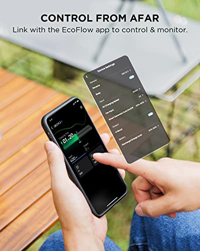 EF ECOFLOW Solar Generator DELTA 2 with 2x220W Portable Solar Panels, 1024Wh LFP Battery, Fast Charging, Portable Power Station for Home Backup Power, Camping & RVs - style: DELTA 2+2X220W Solar Generator