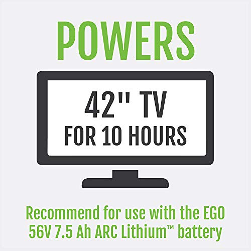 EGO POWER+ Portable Inverter, 150W, Power Inverter Generator, Quiet, Battery and Charger Not Included - PAD1500 - style: 150W w/USB A (No Battery/Charger)