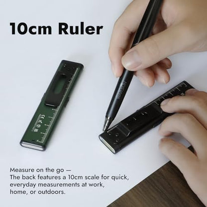 WARSUN T7 Rechargeable EDC Flashlight, Slim Pocket Flashlight with Clip & Magnetic Base, Portable LED Light for Everyday Carry, Night Walking, Car Repair & Emergency - color: Green-2Pcs
