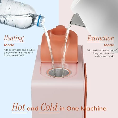 CIARRA Bloombox Compact Espresso Coffee Maker, 15 Bar Rich Flavor Brew Espresso Coffee Machine for Travel Camping RV Office Home, Easy to use, 6.1oz Stainless Steel Water Tank