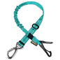 AUBELL Dog Seat Belt for Car,Updated 3-in-1 Adjustable Reflective Bungee Heavy Duty Dog Car Harness Tether with Clip Hook Latch & Buckle,Swivel Zinc Alloy Carabiner,Teal - color: Teal