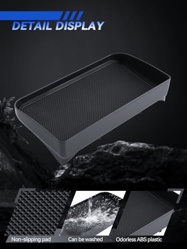 for RAV4 Dashboard Console Organizer 2019-2025 Toyota RAV4 Hybrid LE/XLE/Limited/Adventure/XLE Premium/TRD Off Road Accessories Behind Screen Organizer Storage Box Console Dash Tray - size: for 2019-2025 Toyota RAV4