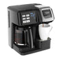 Hamilton Beach FlexBrew Trio 2-Way Coffee Maker, Compatible with K-Cup Pods or Grounds, Combo, Single Serve & Full 12c Pot, Black - color: Black