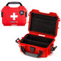 NANUK 903 Waterproof First Aid Box Empty with Lid Organizer & Dividers – Durable Medical First Aid Organizer Case, IP67-Rated, Dustproof, Impact-Resistant, Floats (9.1” x 6.8” x 3.8”) – Red - size: 903 Empty – w/ Organizers