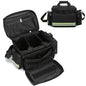 Medical Bags Empty First Aid Bag,First Responder Bag,First Aid Kits Organizer with Detachable Dividers,Emergency Bag for Nurses,Home Health Care, EMT - color: Black