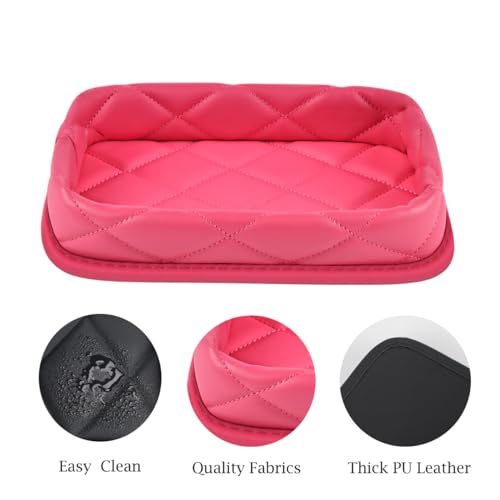 Car Dashboard Storage Box Loose Items Organizer - Suitable For Car, Office, Living Room, Dining Room And Other Scenarios (hot pink) - color: hot pink