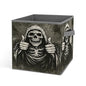 Skull Thumbs Up Foldable Storage Box with Handle Organizer Containers for Home Office Clothes Office Supplies - color: style-4-1