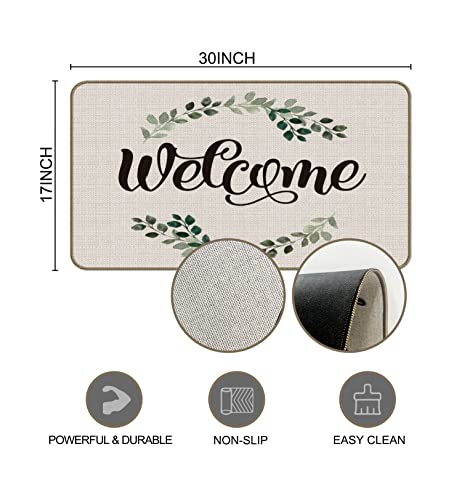 RV Rug - 30 x 17 Inch Camper Door Mat for RV Owners - color: Camping Rules