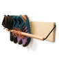 Wall Mounted Shoe Rack - A Wooden, Modern, Slim, and Small Shoe Storage Solution for Shoes and Boots in Narrow Spaces, entryways, or hallways. (30-in-Wide) - size: 30-in-wide (Single)