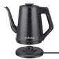 Gooseneck Electric Kettle, 1L Pour Over Coffee Kettle, 1000W Fast Boil Stainless Steel Water Boiler, for Tea Coffee, Office Dorm Kitchen, Auto Shut-Off, Black Star Design, BPA-Free - color: Classic Black