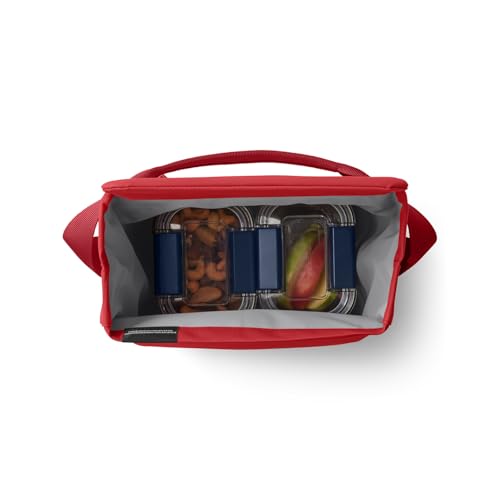 YETI Daytrip 6L Insulated Soft Cooler Lunch Bag, Rescue Red - color: Rescue Red