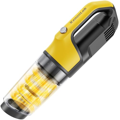 4-in-1 Cordless Handheld Vacuum, Portable Car Vacuum 10000Pa Powerful Suction with HEPA Filter & Large Dust Cup, Rechargeable for Car 1.1lb Ultra-Light,