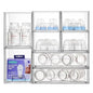Vtopmart Stackable Storage Drawers Set of 8, Clear Plastic Organizer Bins for Bathroom Supplies,Ideal for Cabinet,Pantry,Laundry Room Organization - style: 4 Small+2 High+2 Wide