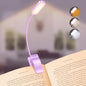 Gritin 16 LED Rechargeable Book Light for Reading in Bed- Eye Caring 3 Color Temperatures, Stepless Dimming Brightness, 80 Hrs Runtime, Lightweight Flexible Clip on Light for Book Lovers-Purple | Eye Caring 3 Color Temperatures, Stepless Dimming Brightnes