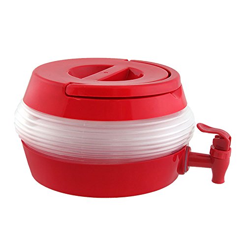 Collapsible Beverage Dispenser Good for Picnics Parties Etc. Holds Over One Gallon