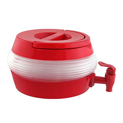 Collapsible Beverage Dispenser Good for Picnics Parties Etc. Holds Over One Gallon