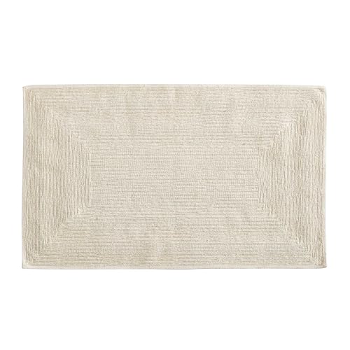 Eddie Bauer - Bathroom Rug, 100% Soft Plush Tufted Cotton Bath Rug, Highly Absorbent, Quick-Dry, and Skid-Resistant Backing (Logan Beige, 24" x 40") - color: Beige, style: 24" x 40"