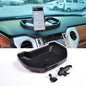 Black ABS Car Center Console Dash Table Storage Tray Fit for Toyota Tundra 2014-2021 Instrument Organizer Vertical Placement Phone Holder Cradle Accessories(with Mobile Phone Holder(B)) - style: With Mobile Phone Holder(B)