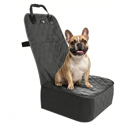 Active Pets Dog Car Seat Cover, Waterproof Front Seat Protector for SUV Truck Sedan, Pet Safety Travel Comfort System with Universal Fit, Black - color: Black