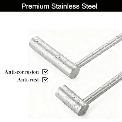 Towel Racks for Bathroom, NEWRAIN 30 inch Double Bath Towel Bar Wall Mounted, Stainless Steel Kitchen Towel Holder, Brushed Nickel Towel Rod Towel Rail Hange - color: Brushed Nickel, style: Double Bar