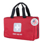 Thrive Home Essentials First Aid Kit (291 Pieces) - First Aid Bag with Multi-Sized Bandage, Gauze, Wipes, Scissors, Gloves, Tape, Ice Pack and More - style: 291 Piece - Red