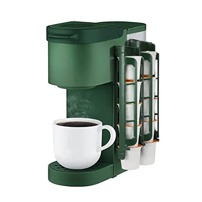 STORAGENIE Coffee Pod Holder for Keurig, Wall Mount Side Mount K Cup Storage, Perfect for Small Counters (2 Pack/for 10 Pods, EverGreen) - size: 2 Pack