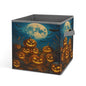 Halloween Pumpkin Foldable Storage Box with Handle Organizer Containers for Home Office Clothes Office Supplies - color: style-5