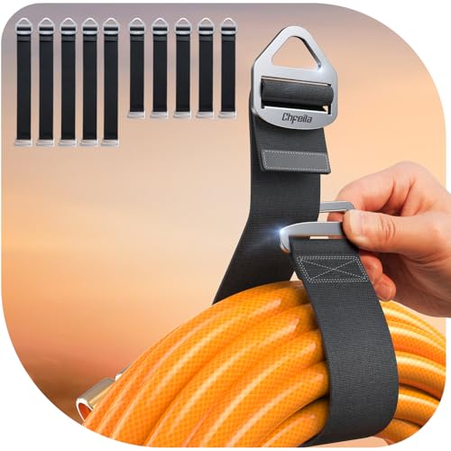 10 Pack [1s Auto Lock] Extension Cord Holder Organizer Extension Cord Hanger for Garage Storage and Organization Garden Hose Storage, Garage Gadgets for Men - size: 10-Pack (5*14"/5*18")
