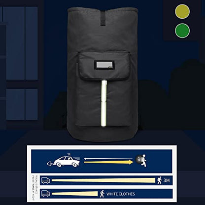 laundry bag backpack,extra-large heavy duty laundry bags,laundry backpack for college students,drawstring closure (charcoal grey laundry bag with straps) - color: Charcoal Grey Laundry Bag With Straps