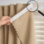 Self Adhesive Curtains - No Drilling, No Rod, Easy to Install Blackout Curtains for Window Blinds,Bedroom(Brown 35 * 59in-1P) - color: Brown, size: 35"W x 59"L (Pack of 1)