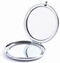 Pocket Mirror, 2 x 1x Magnification Compact Travel Makeup Mirror, Perfect for Purse, Pocket and Travel (Silver) - color: Silver