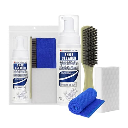 Shoe Cleaner,White Shoe Cleaner Kit,Sneaker Cleaner,Suede Shoe Cleaner,Shoe Cleaning Kit for Leather Shoes,Tennis Shoe - style: Shoe Cleaner
