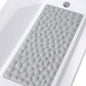 Non-Slip Bathtub Mat OTHWAY Soft Rubber Bathroom Bathmat with Strong Suction Cups (Grey) - color: Grey, size: 31.5" x 16" (Rectangular)