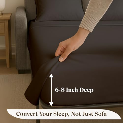 Soft & Luxurious Queen Sleeper Sofa Bed Sheet Set - Premium Quality 100% Cotton Sheets, 4-Piece Solid Bedding Sets, Fits RV & Sofabed Mattresses up to 8" Deep, Dark Grey - color: 02-dark Grey, size: Queen 8" Deep