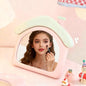 Cute House-Shaped Makeup Mirror for Desk Dresser, Small Mirror for Bedroom,Living Room Office Decor Home Decorations