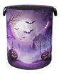 Pumpkin Party Foldable Laundry Hamper - Waterproof Fabric Storage Basket with Handles, Clothes Hampers for Laundry,Bedroom,Dorm - color: Pumpkin Party