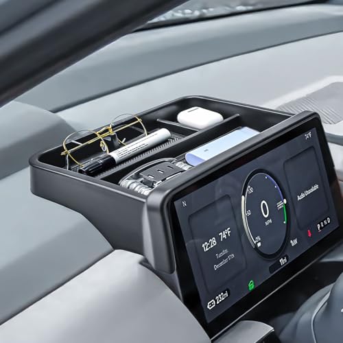 RUNROAD Dashboard Storage Organizer Tray Compatible with 2024 2025 2026 Honda Prologue EV Accessories, Dash Board Insert Compartment Tray For Prologue EV Behind Screen Dash Container Holder (2PCS)