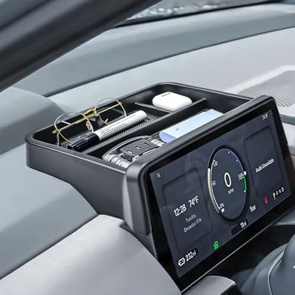 RUNROAD Dashboard Storage Organizer Tray Compatible with 2024 2025 2026 Honda Prologue EV Accessories, Dash Board Insert Compartment Tray For Prologue EV Behind Screen Dash Container Holder (2PCS)