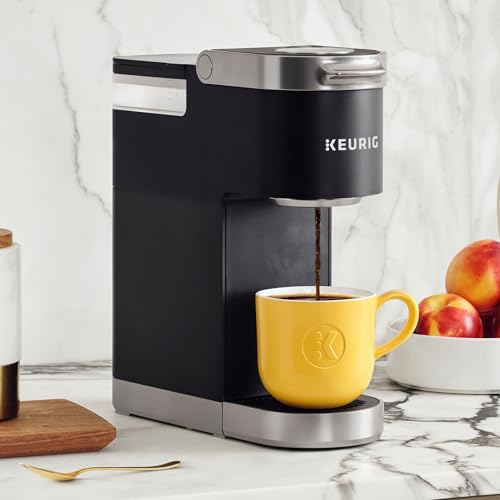 Keurig K-Mini Plus Single Serve K-Cup Pod Coffee Maker, with 6 to 12oz Brew Size, Stores up to 9 K-Cup Pods, Travel Mug Friendly, Matte Black - color: Matte Black