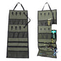 ciciglow Camping Hanging Organizer, Tent Organizer for Inside with Campsite Storage Straps & Mesh Pockets & Hanging Hooks for Camping, RV, Picnic, Green
