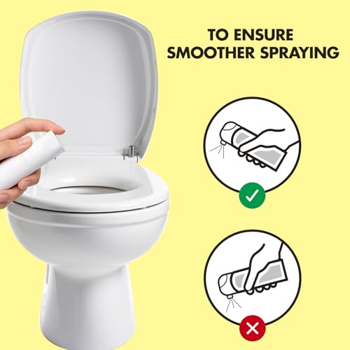 Travel Size Toilet Spray, Bathroom Odor Eliminator, 3 Pack, 1 fl oz Each, Up to 150 Uses, For Home and Travel, Essential Oils Freshener Spray, Lemon, Hibiscus, Lavender - size: 1 Fl Oz (Pack of 3)