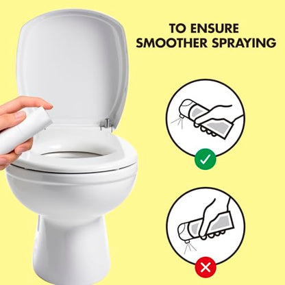 Travel Size Toilet Spray, Bathroom Odor Eliminator, 3 Pack, 1 fl oz Each, Up to 150 Uses, For Home and Travel, Essential Oils Freshener Spray, Lemon, Hibiscus, Lavender - size: 1 Fl Oz (Pack of 3)